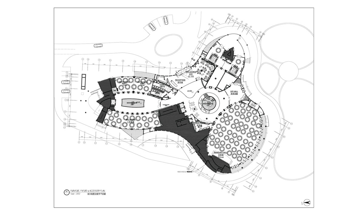 Bulbous-formed bamboo elements form this organic resort designed by JADE+QA & Stylus Studio