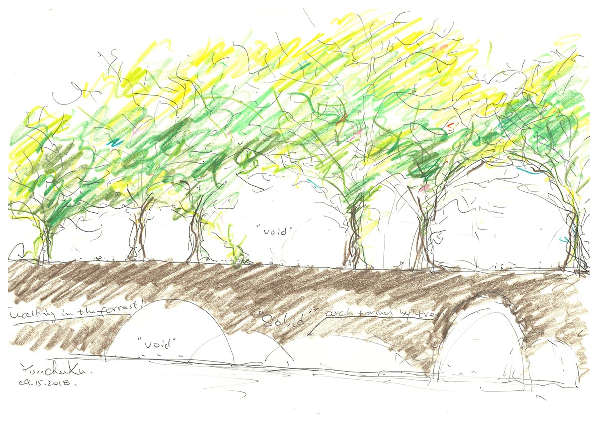 Culture and art complex features three mega arches that serve as a gateway to the city in Zhuhai