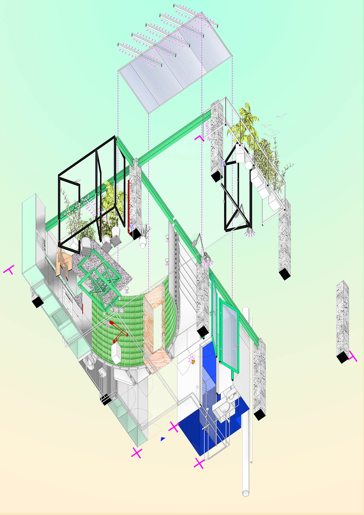 Ismael Medina Manzano converts post-war built home into an unplanned domestic prototype 