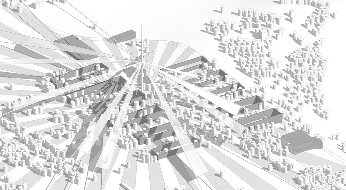 Building Office unveils proposal with scattered buildings for Bandırma Park Competition