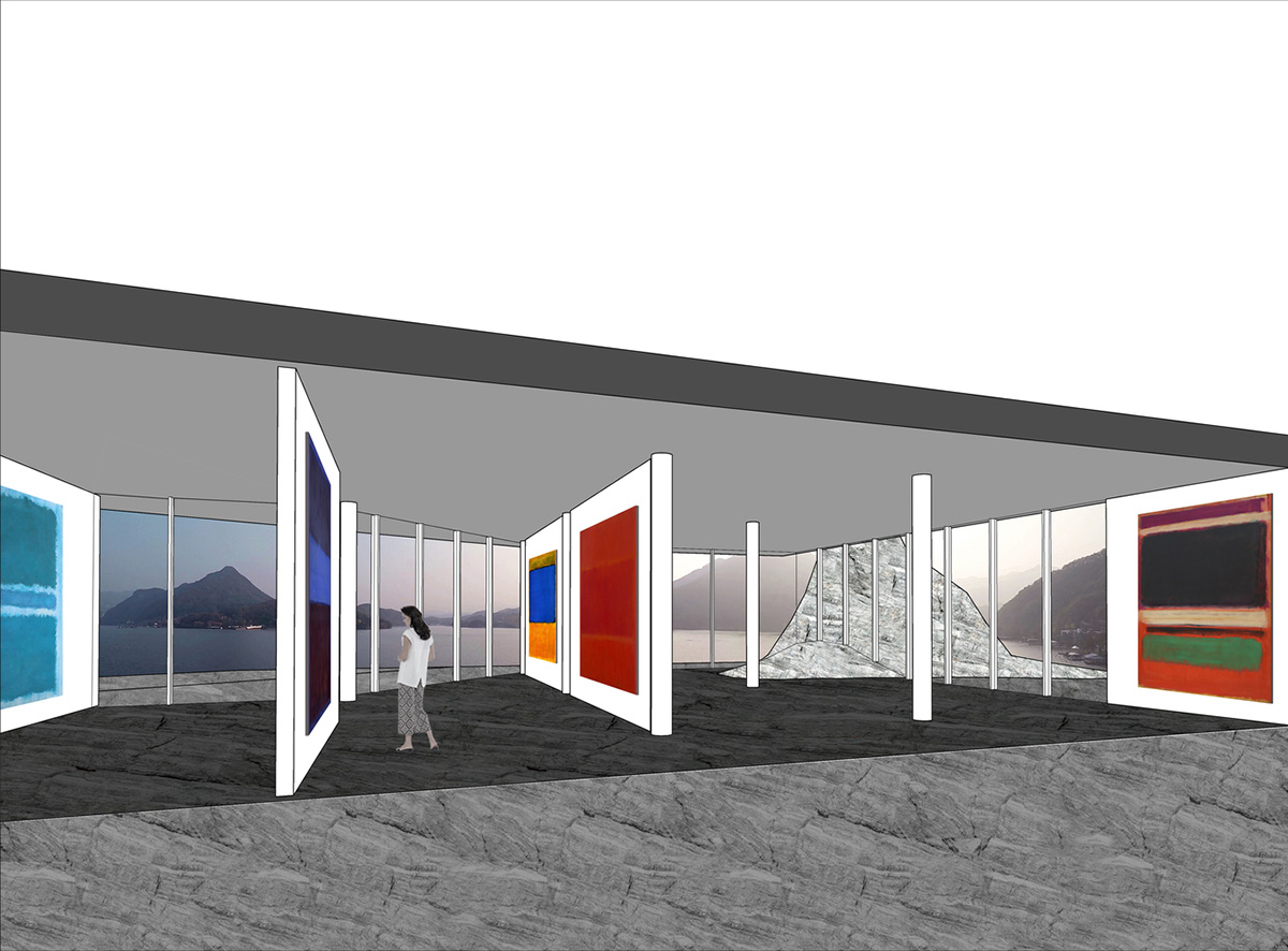 ArchiWorkshop combines oval guest rooms with museum in one landscape in South Korea