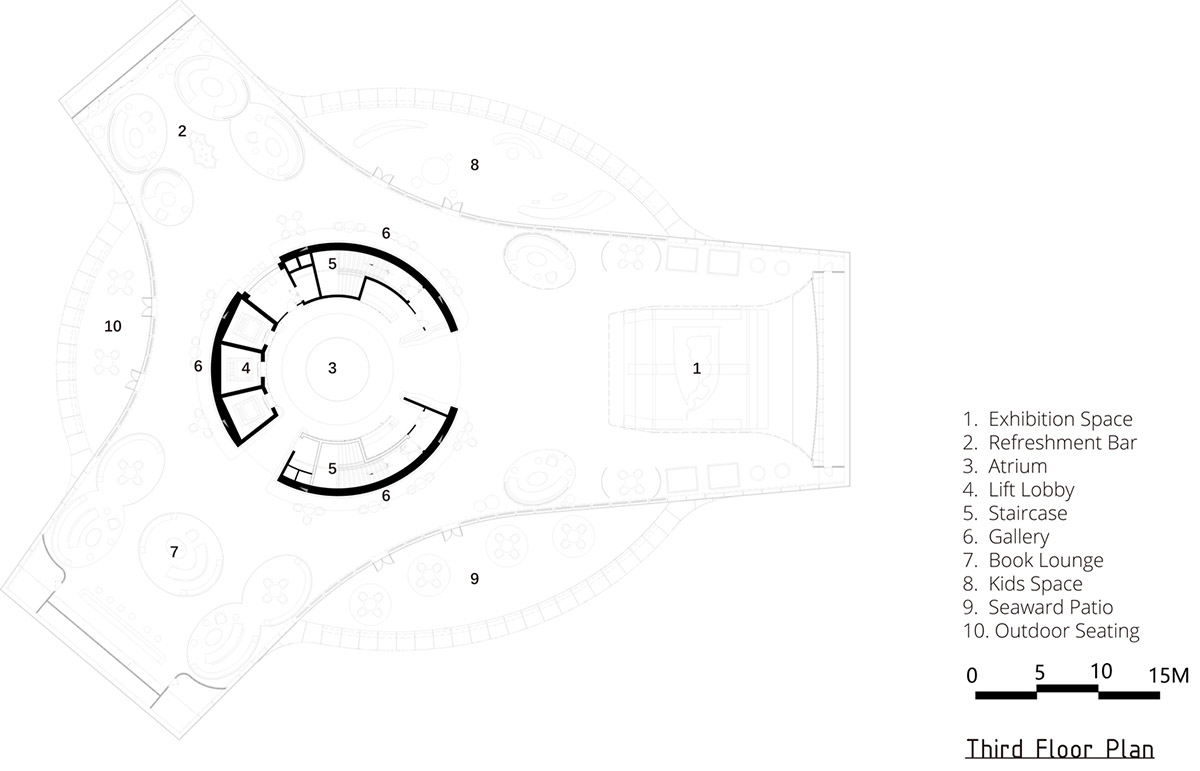 Lacime Architects creates wavy and floating Shimao-The Wave Showroom in Tianjin, China