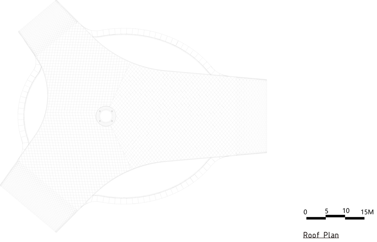 Lacime Architects creates wavy and floating Shimao-The Wave Showroom in Tianjin, China