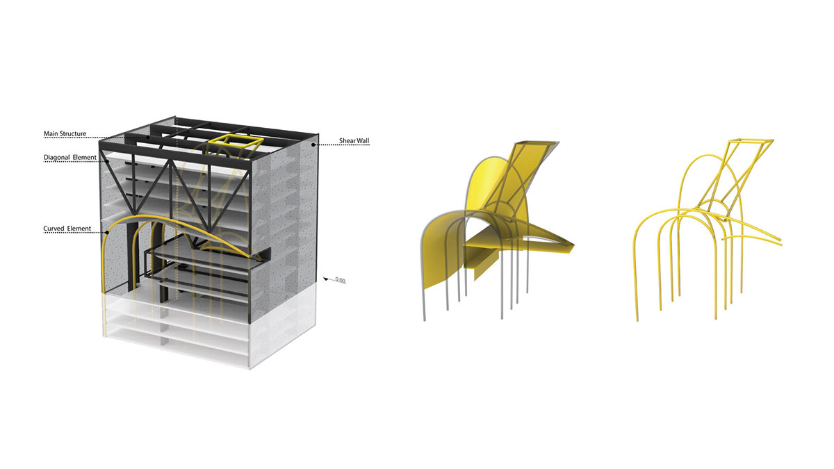 NextOffice creates giant node-looking passage for Mashhad C.E.O. Headquarters in Iran