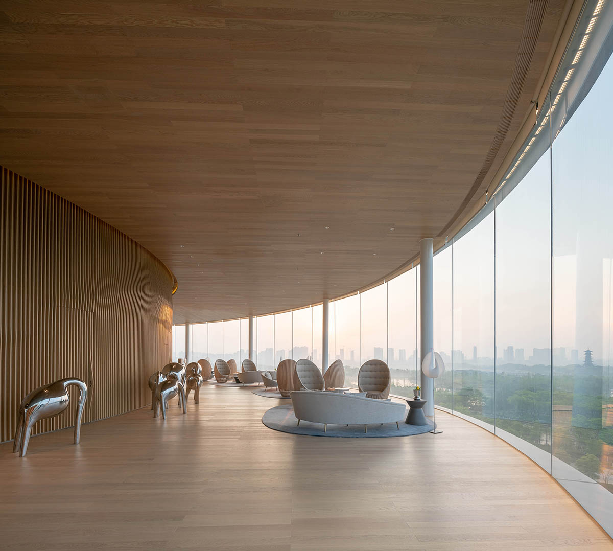 Natural qualities of Wetlands inform Nanchang Waves designed by Nordic Office of Architecture