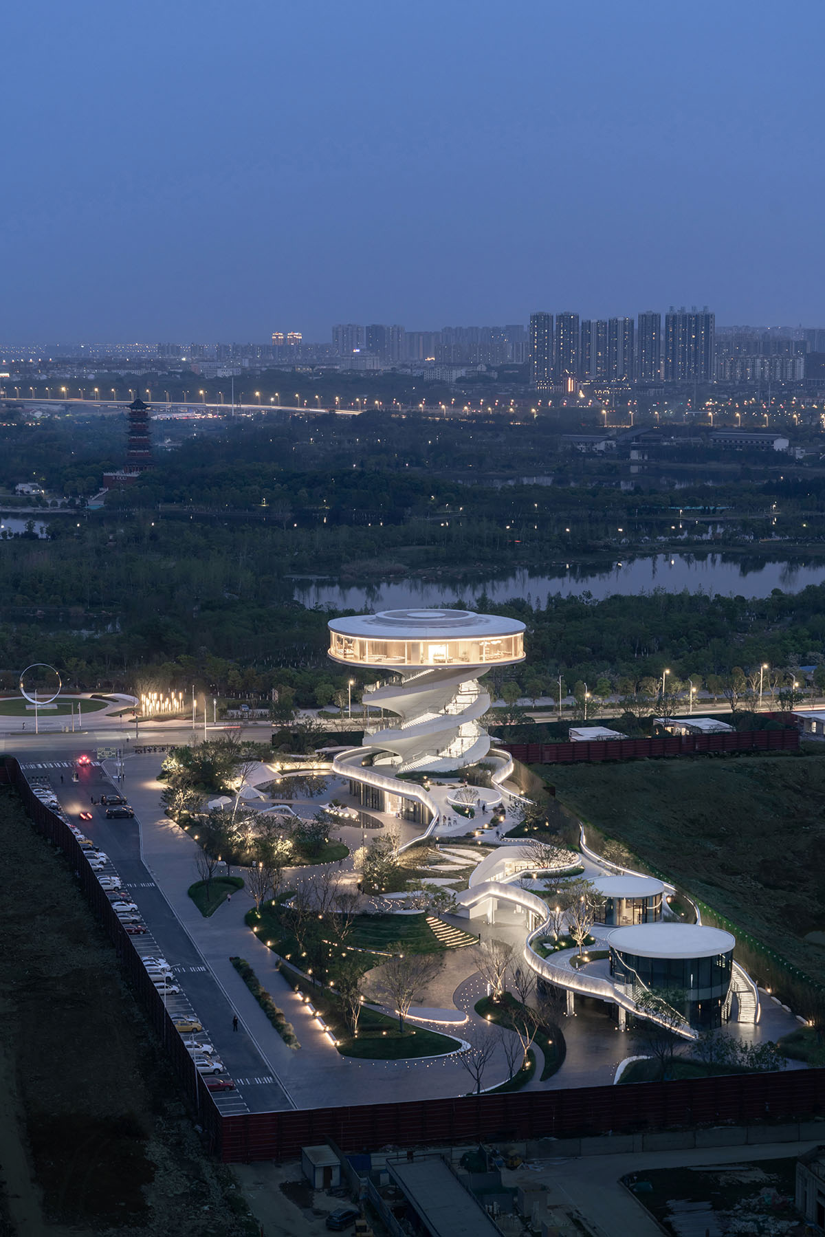 Natural qualities of Wetlands inform Nanchang Waves designed by Nordic Office of Architecture