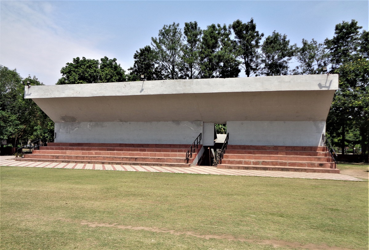 This 6-Decade Old Football Stadium At Chandigarh Is An Epitome Of Concrete Brutalism & Minimalism