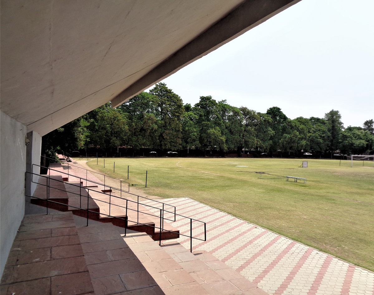 This 6-Decade Old Football Stadium At Chandigarh Is An Epitome Of Concrete Brutalism & Minimalism