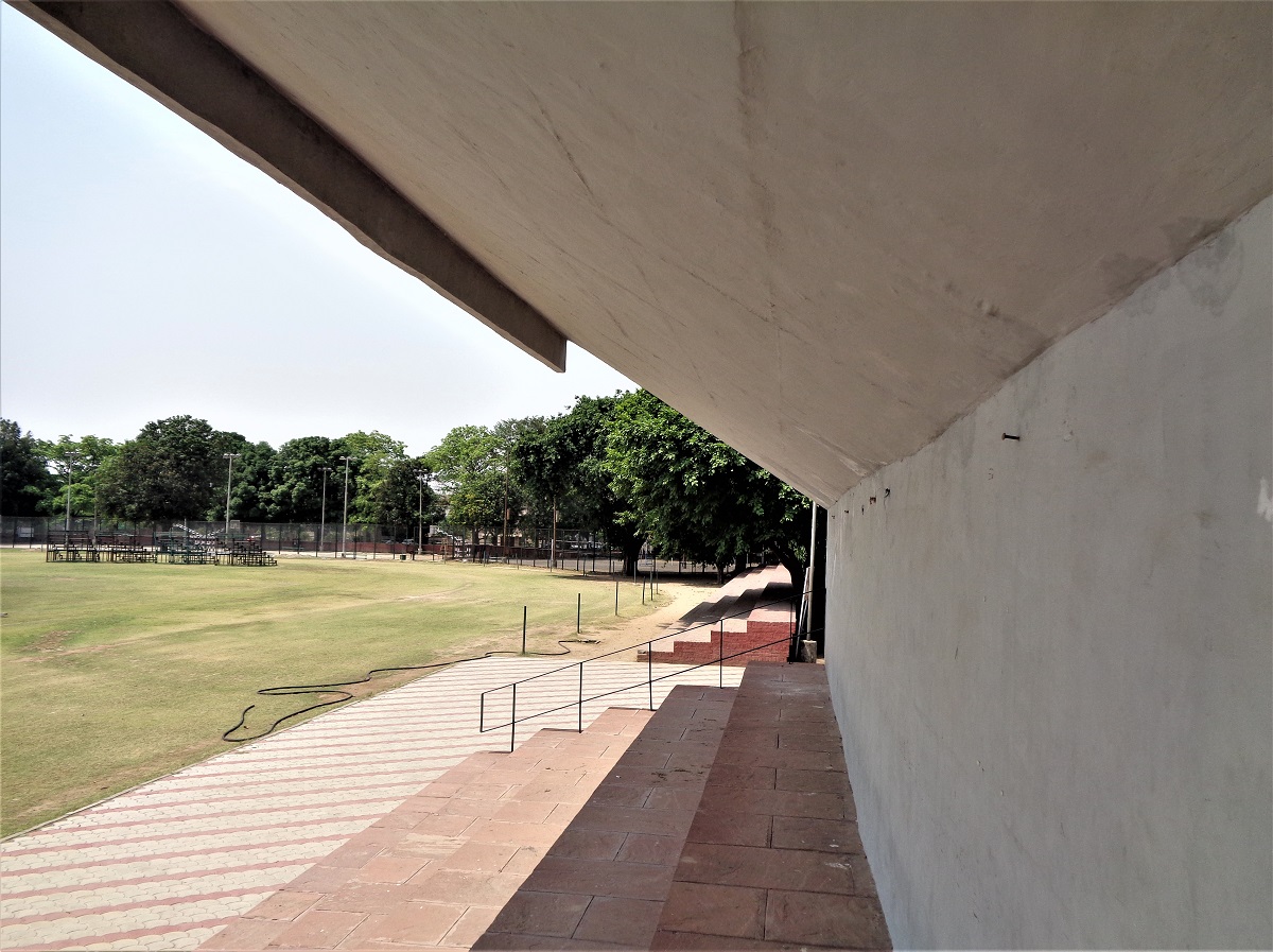 This 6-Decade Old Football Stadium At Chandigarh Is An Epitome Of Concrete Brutalism & Minimalism