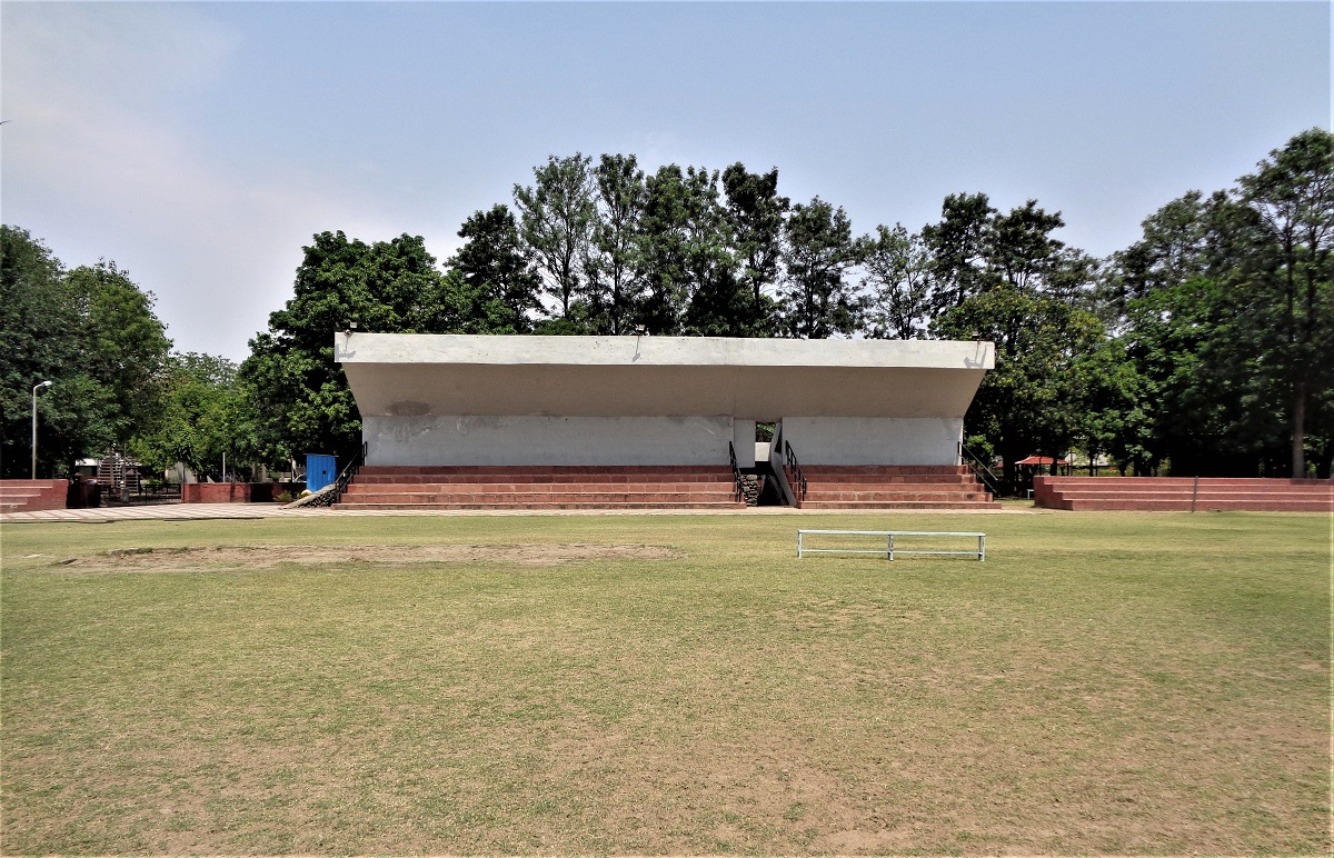 This 6-Decade Old Football Stadium At Chandigarh Is An Epitome Of Concrete Brutalism & Minimalism