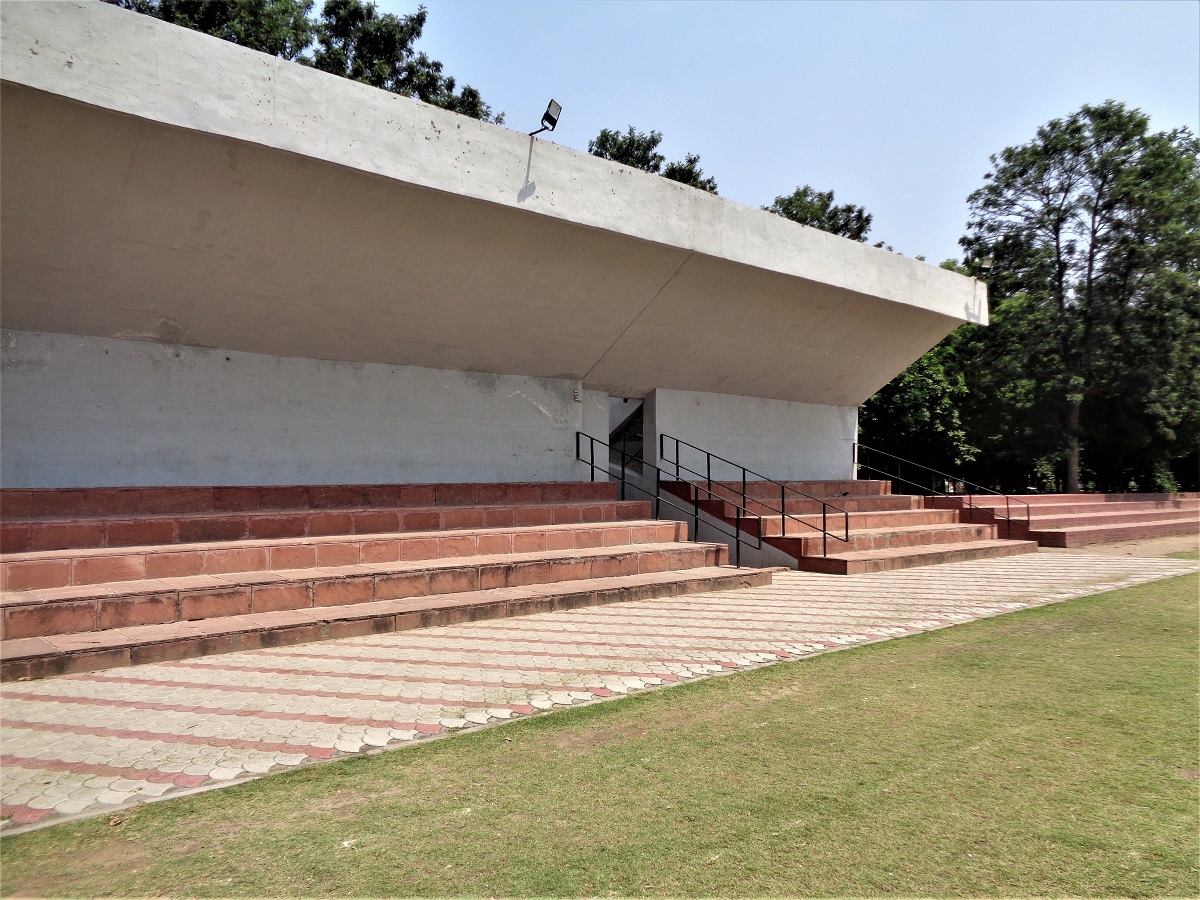 This 6-Decade Old Football Stadium At Chandigarh Is An Epitome Of Concrete Brutalism & Minimalism