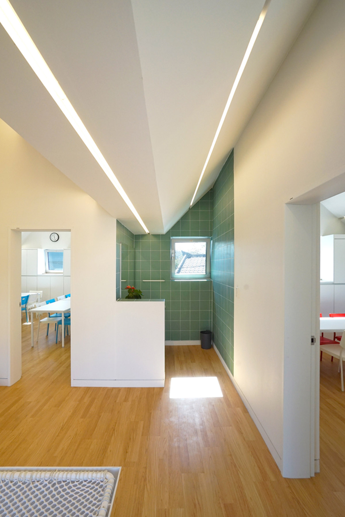 JYA-RCHITECTS designs childcare center with pitched roofs and colorful units in South Korea