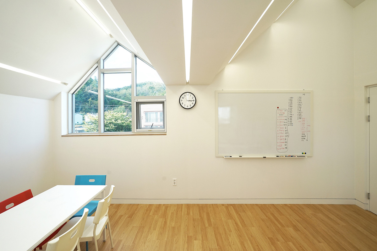 JYA-RCHITECTS designs childcare center with pitched roofs and colorful units in South Korea
