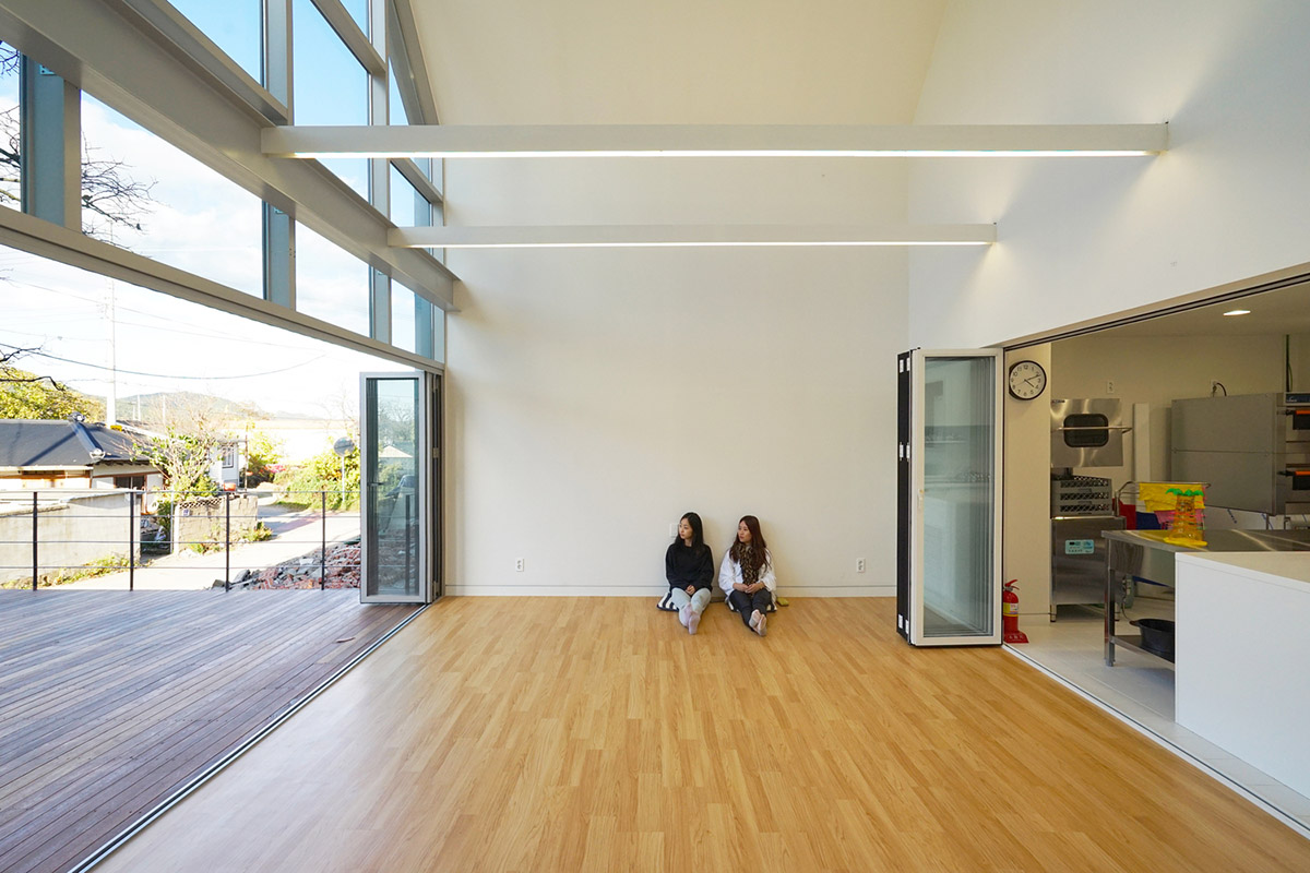 JYA-RCHITECTS designs childcare center with pitched roofs and colorful units in South Korea
