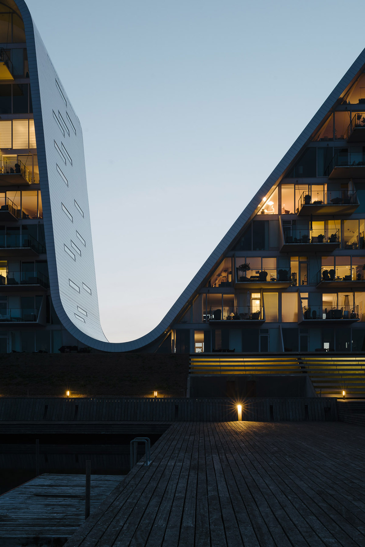 Henning Larsen Architects Complete New Housing Complex With Striking Wavy Silhouette In Denmark