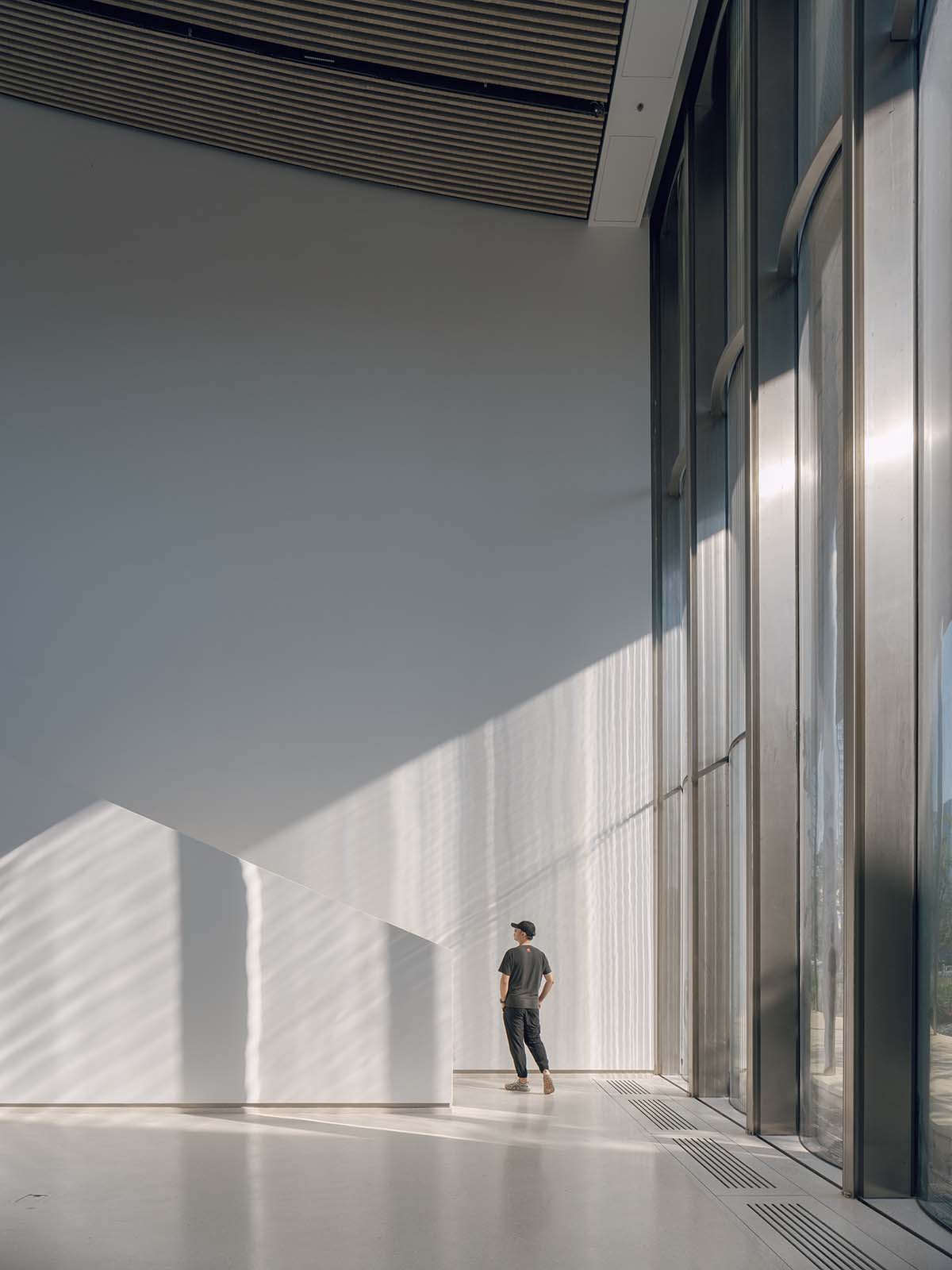 BIG's Suzhou Museum of Contemporary Art features ribbon-like roofs, creating a fifth facade