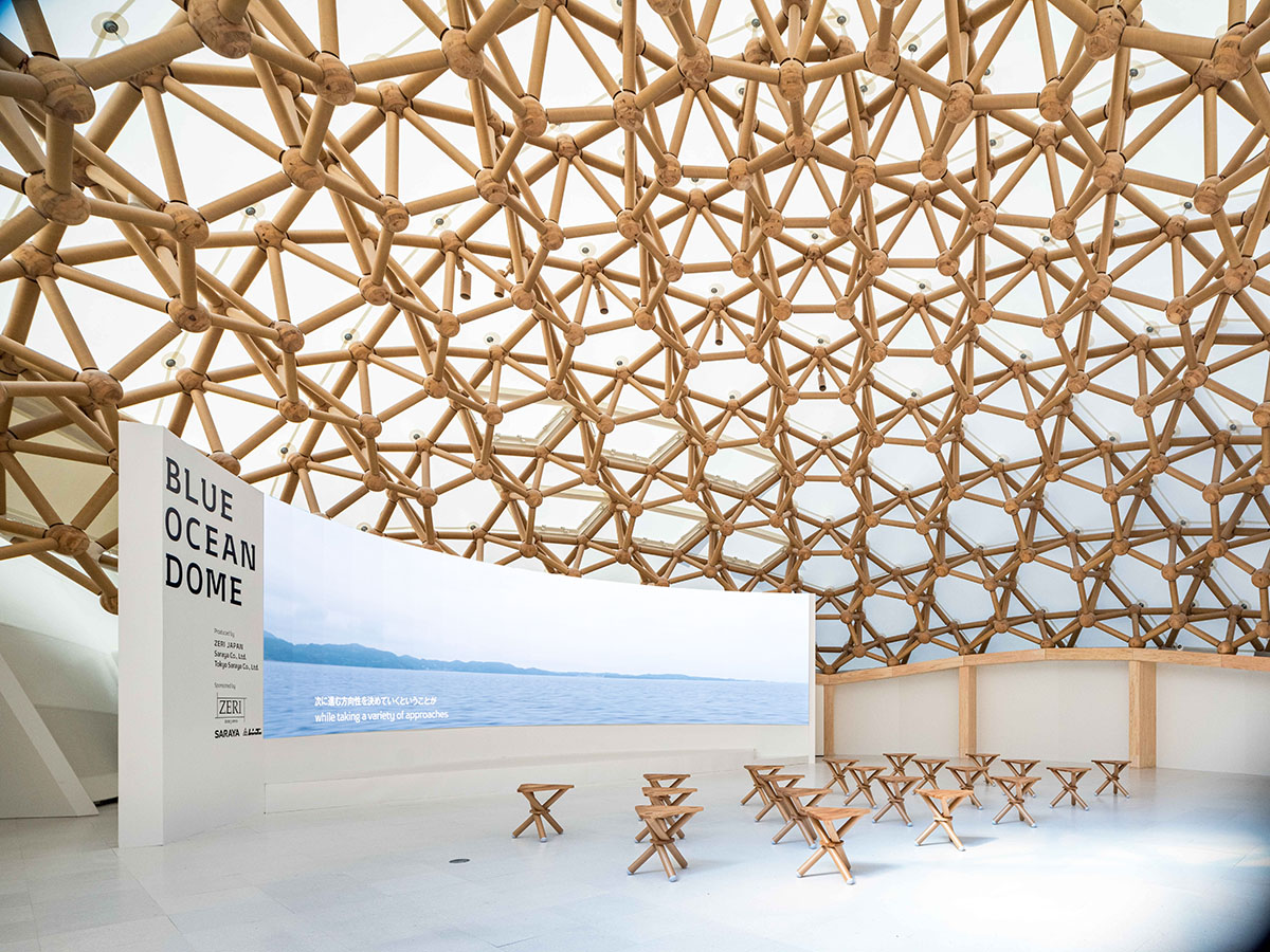 Shigeru Ban tackles marine plastic pollution with Blue Ocean Dome at Osaka Expo 2025