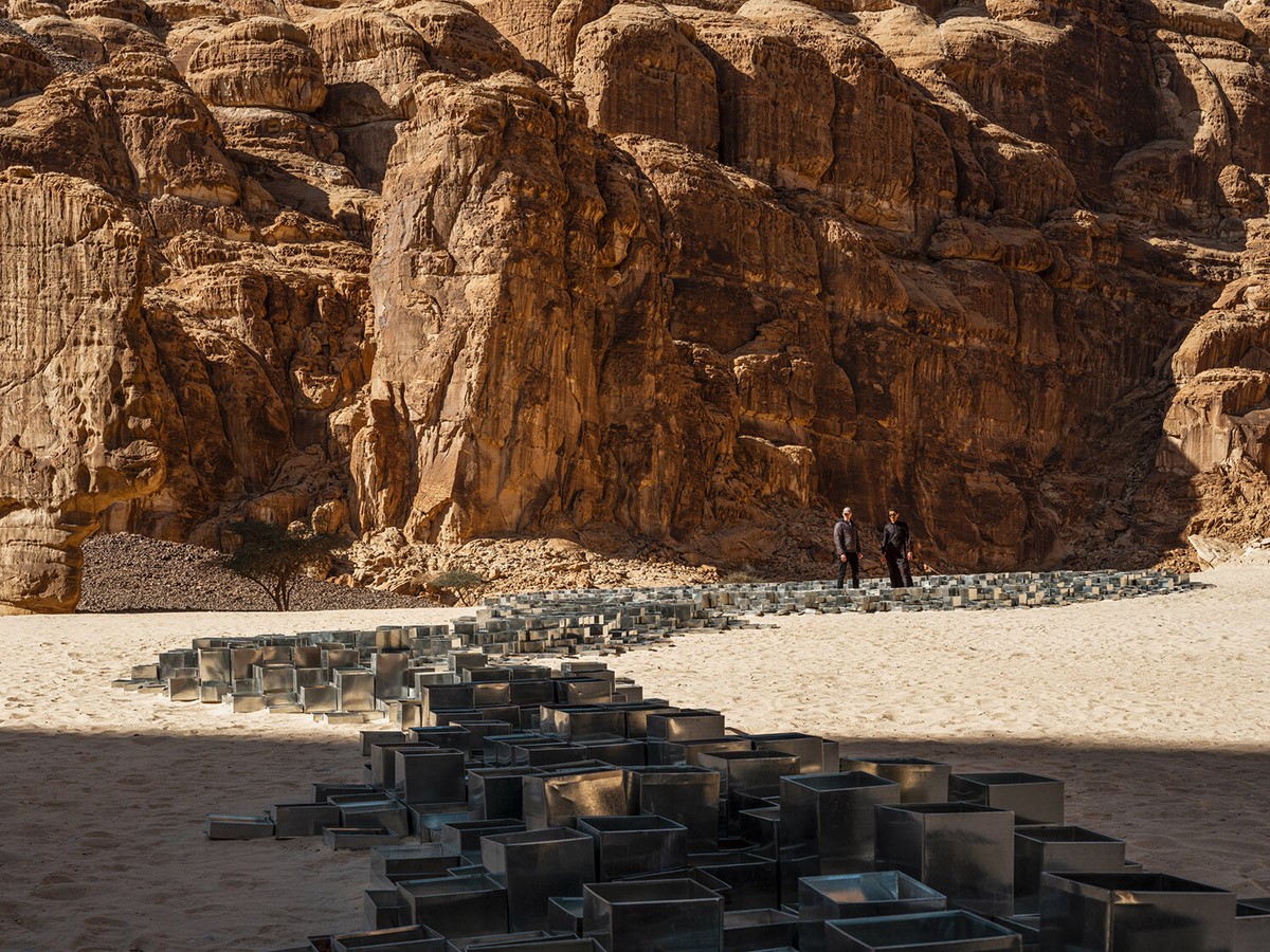 Desert X showcases 14 site-responsive installations for its Desert X AlUla exhibition in Saudi Arabia