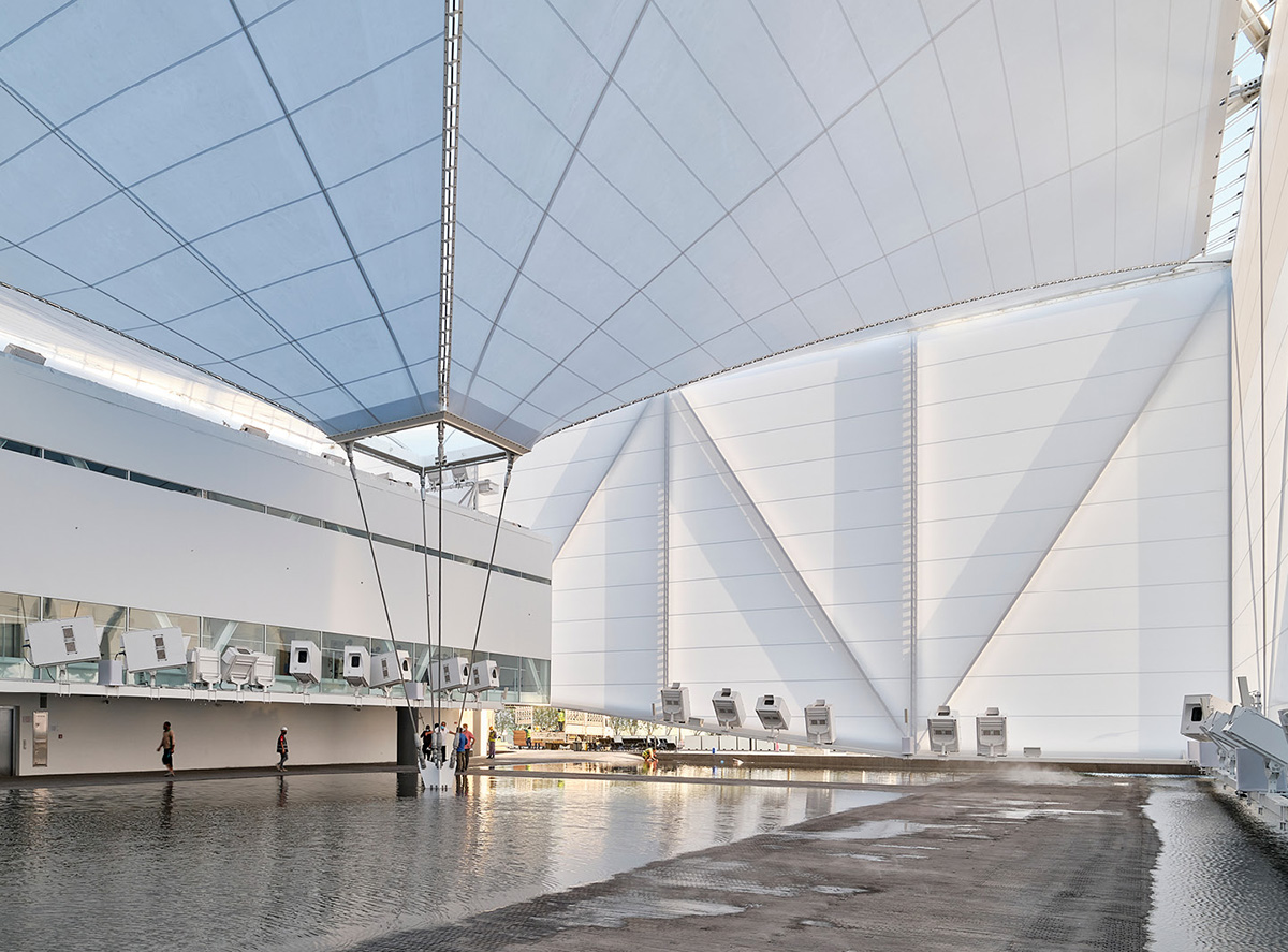 Brazilian Pavilion presents an unusual scenic character with water feature at Expo 2020 Dubai 