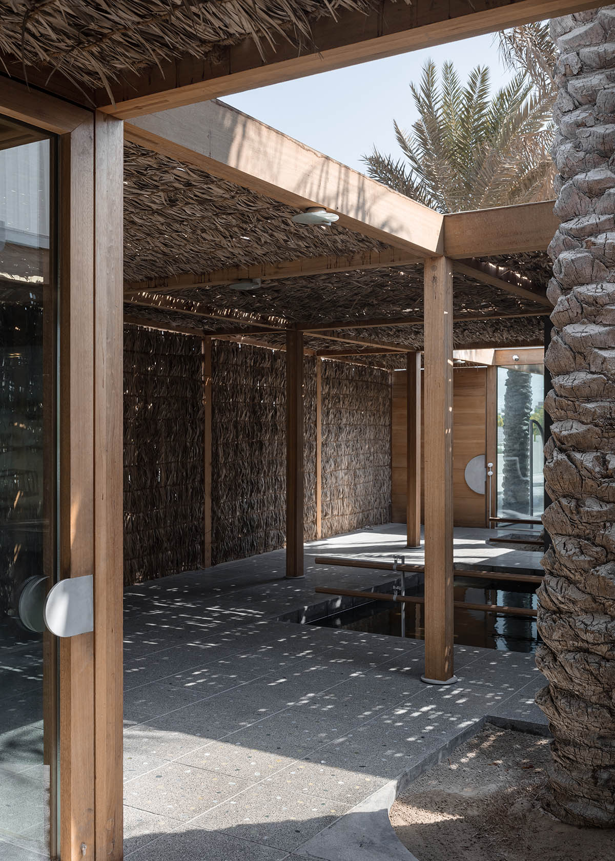 Textile factory by Leopold Banchini Architects redefines traditional crafts industry in Bahrain