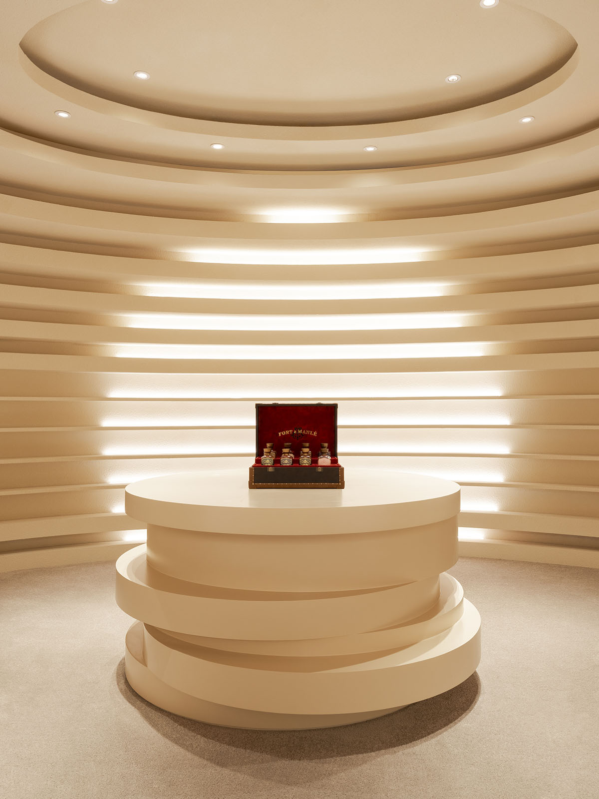 Spacemen creates cavernous interior with rounded lines for a store in Kuala Lumpur