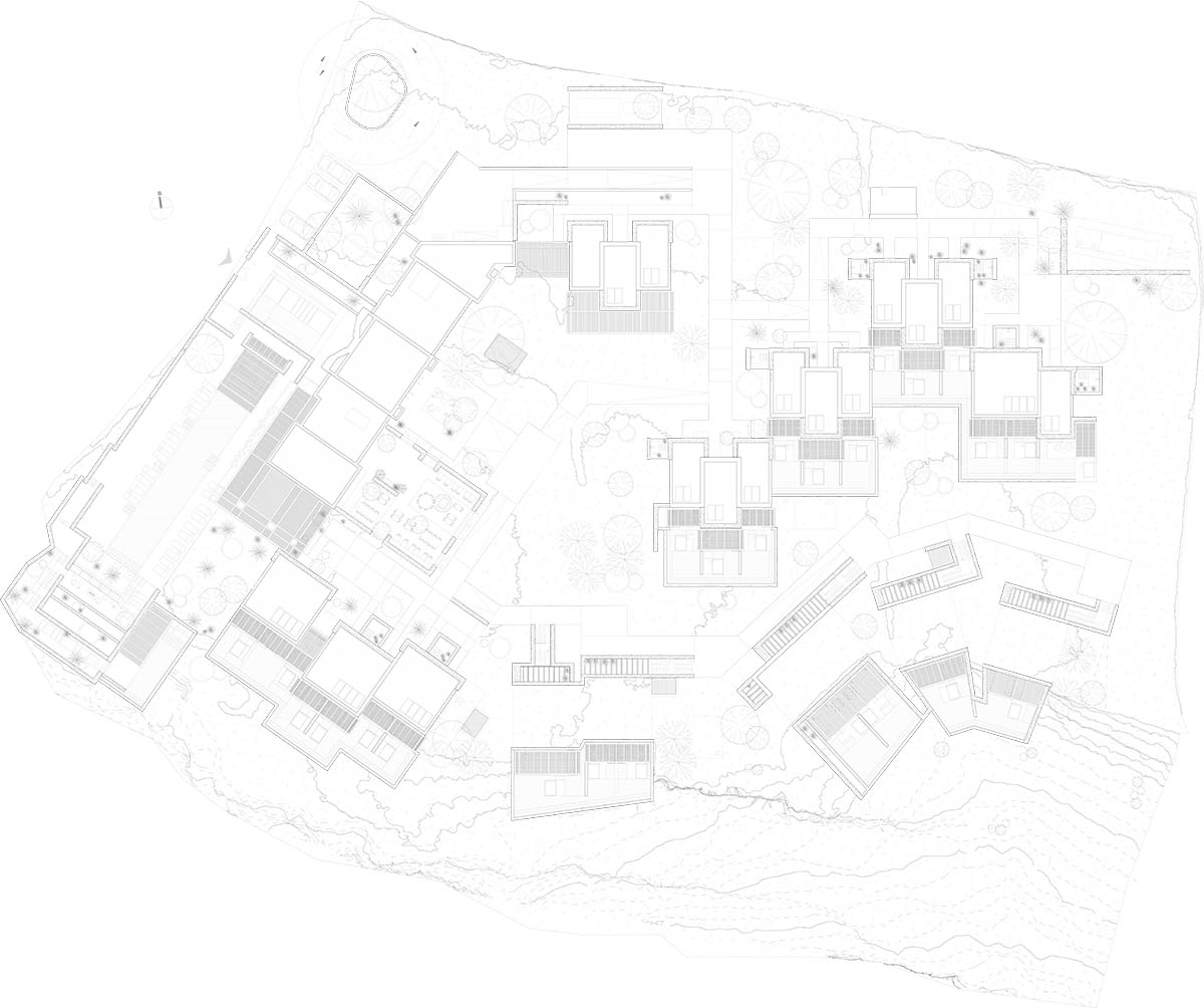 Eco-resort by Block722 pairs earthy and soft beige tones on Folegandros island 