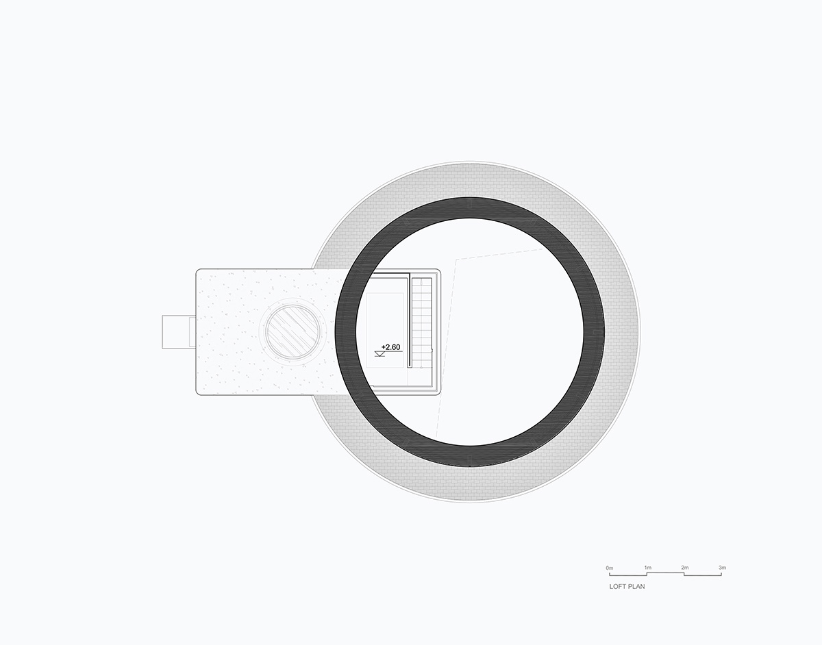 ZJJZ completes a mushroom-formed wood house in a pine forest of Jiangxi