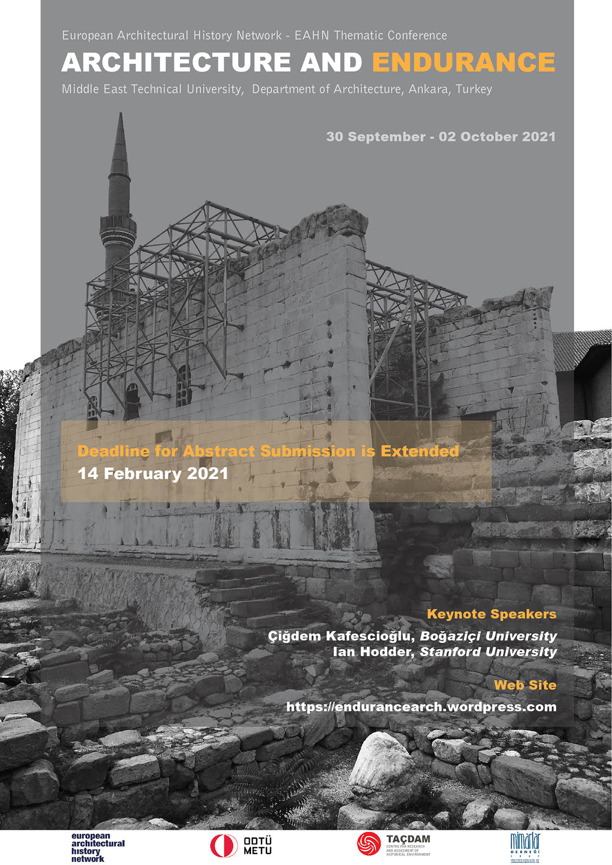 Call for submissions to Architecture and Endurance Conference at METU, Department of Architecture