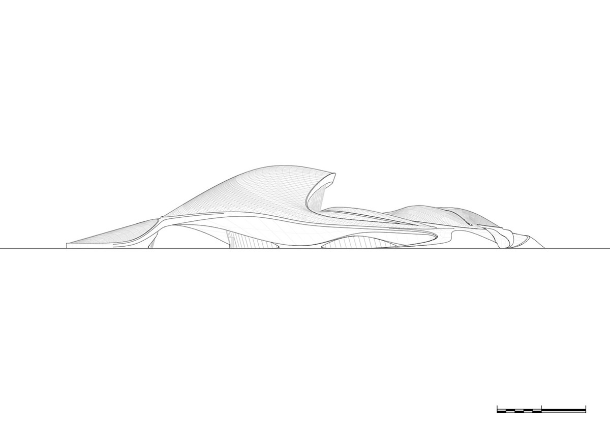 Zaha Hadid Architects' Bee'ah Headquarters Takes Shape In UAE