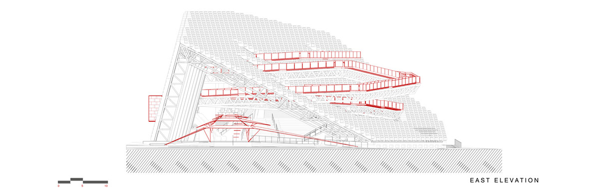South Korean Pavilion features flying skywalk ramps and dynamic façade at Expo 2020 Dubai 