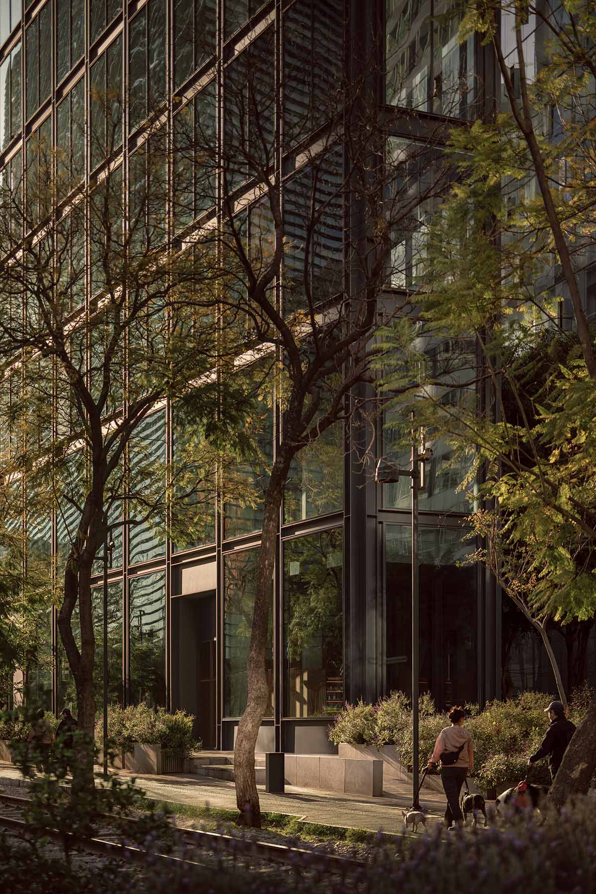 HEMAA built a slender skyscraper that stands elegantly on a narrow plot in Mexico City 