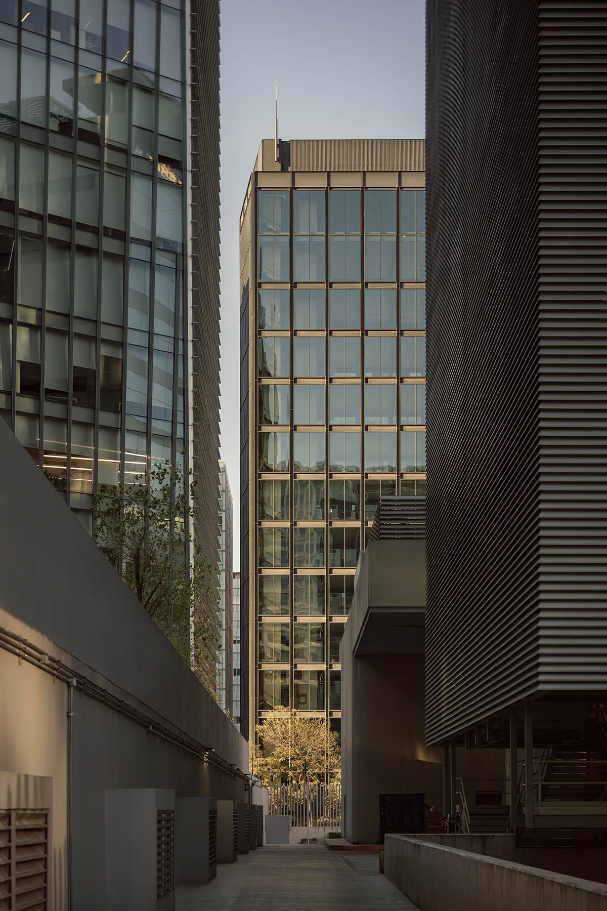 HEMAA built a slender skyscraper that stands elegantly on a narrow plot in Mexico City 
