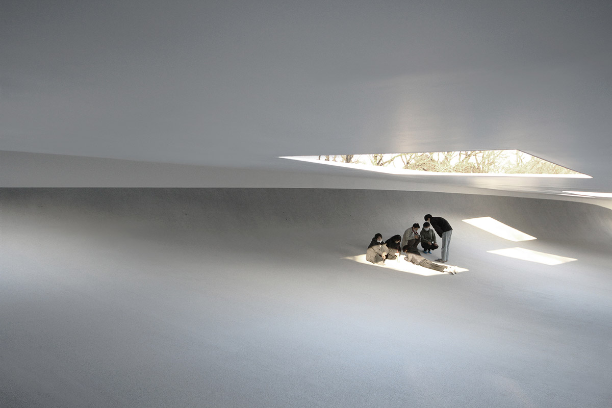 Junya Ishigami + Associates completes grand porous outdoor plaza for Kanagawa Institute of Technology