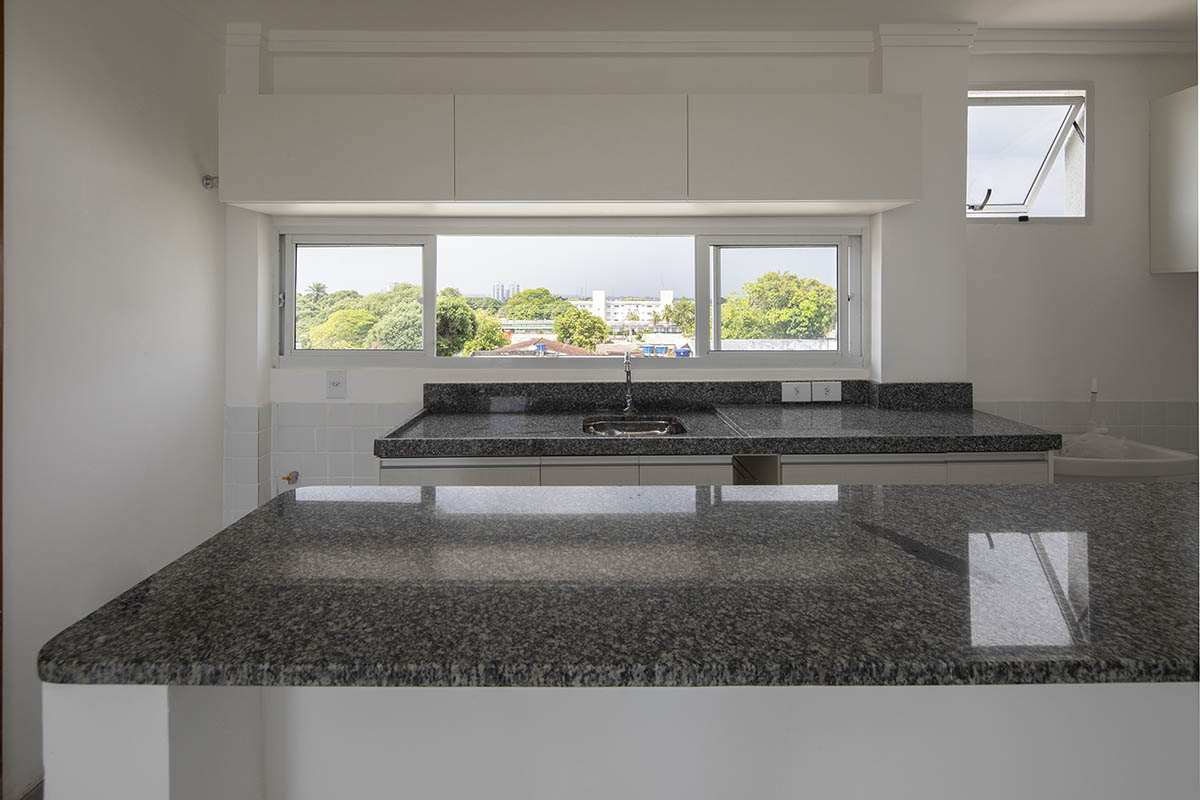 Manga - Vila Santa Thereza Building by Laurent Troost features yellow metal screen in Brazil