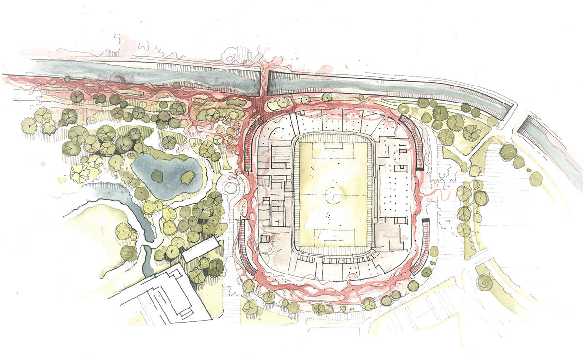 Sordo Madaleno unveils proposal for the refurbishment and remodeling of the El Molinón Stadium