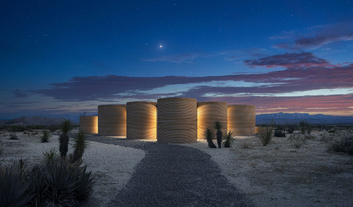 BIG and ICON to design new 3D-printed compound hotel in Marfa, Texas 