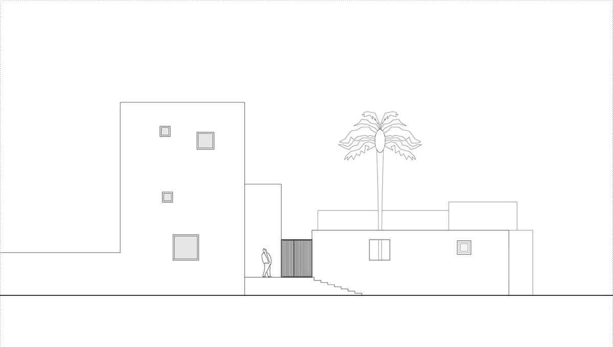 Dos Architects creates small patios with an interplay of all-white volumes for house in Salento
