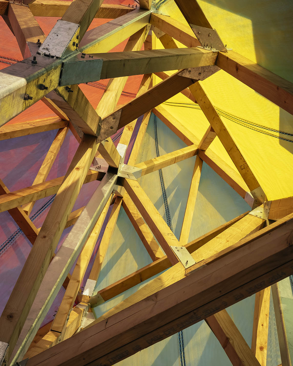 Sam Jacob Studio designs Christmas tree with modular tree-like pyramids in London's King's Cross