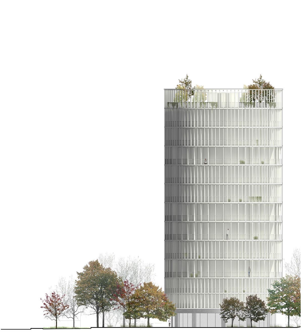 OODA completes cylindrical student housing with colonnaded skin in Porto, Portugal