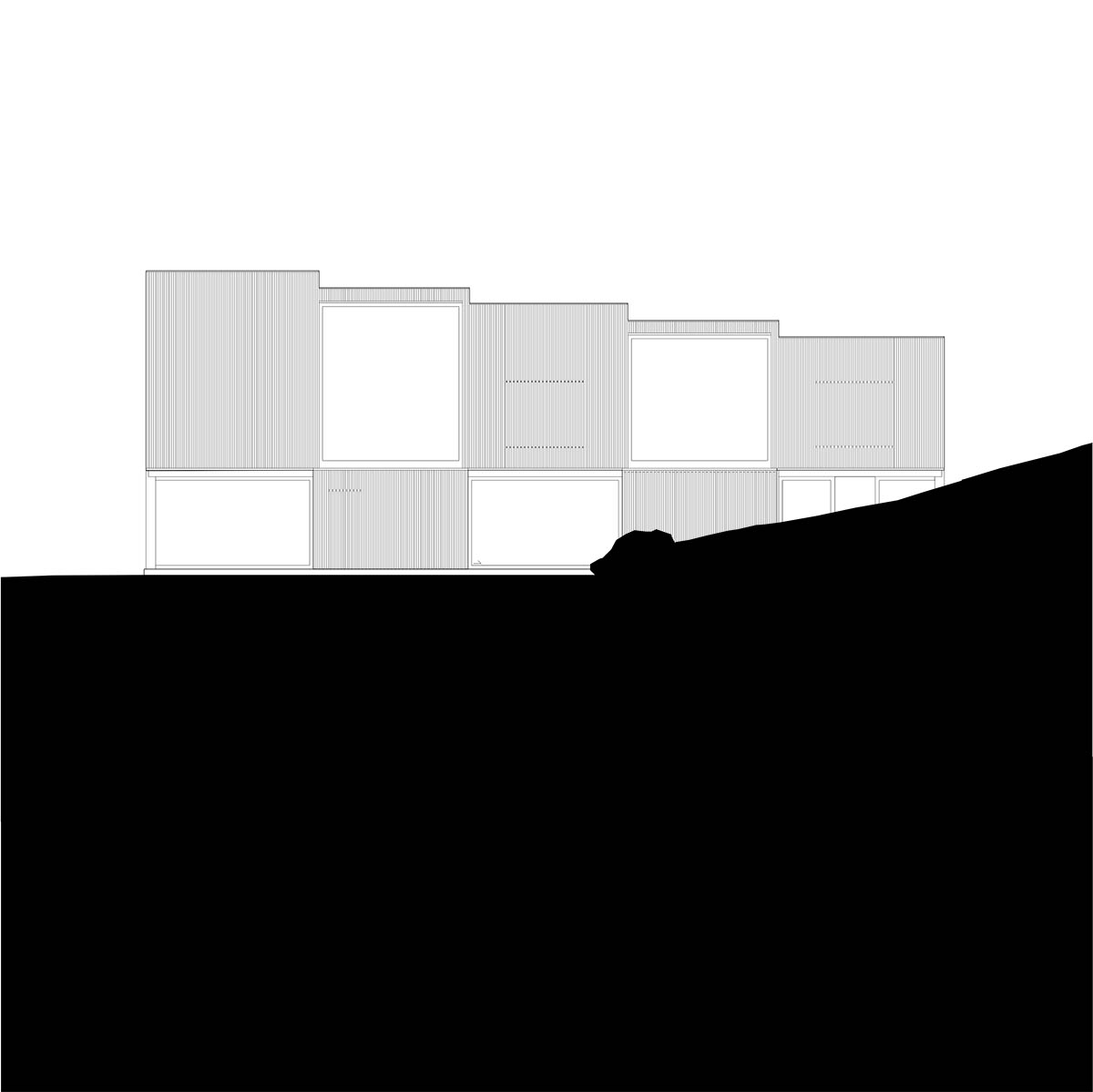 Family home by Appels Architekten plays with light and black wooden cubes in Bavaria
