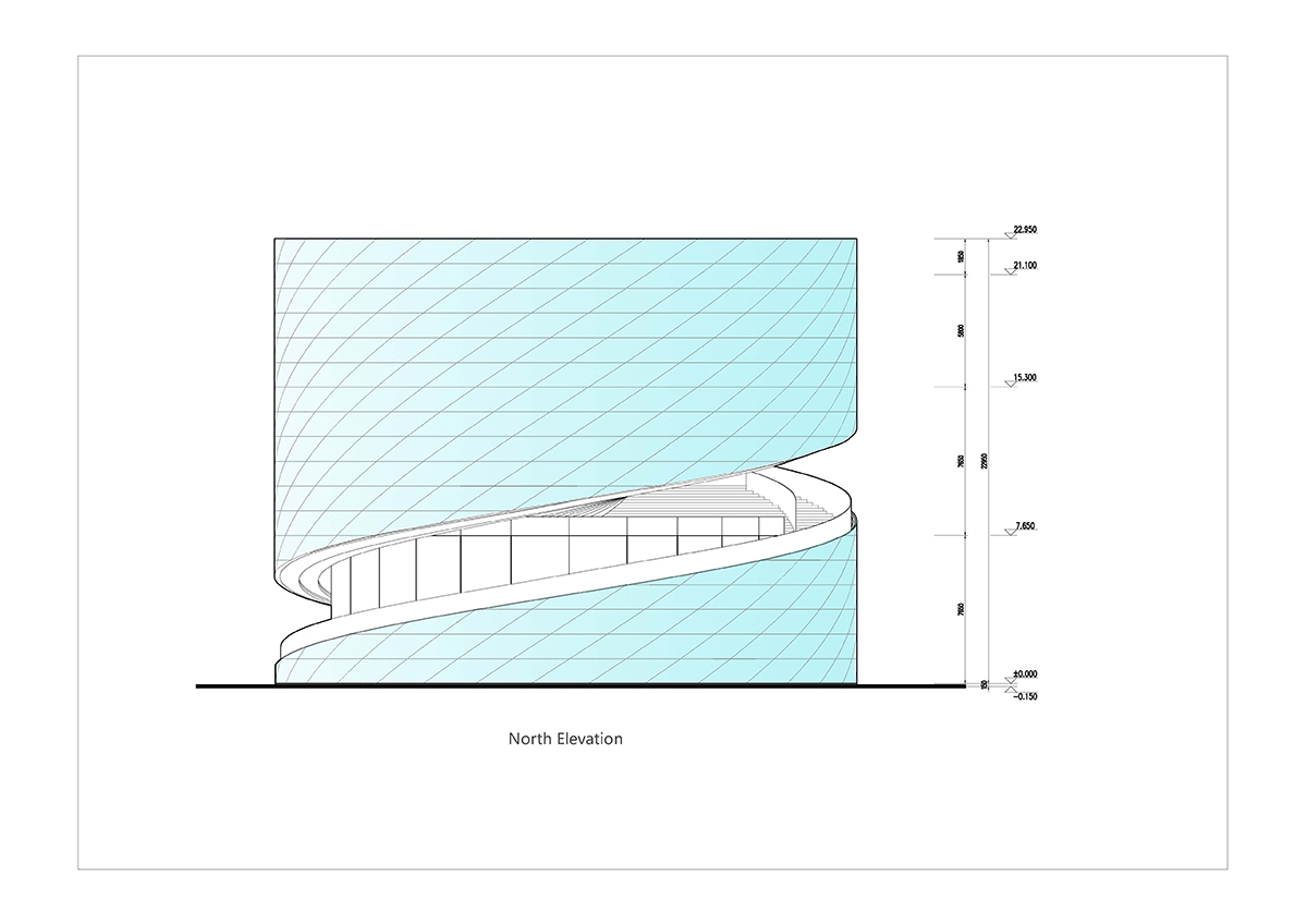 A Spiral Textile Center by Studio ATAH Adopts the Concept of Weaving