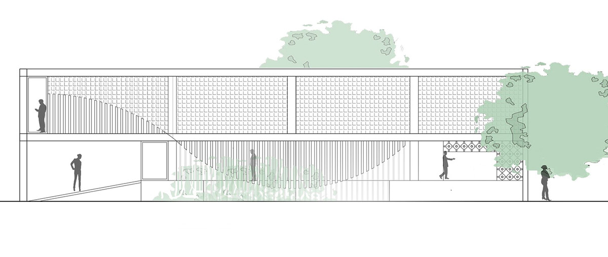 Curvaceous bamboo element changes the soul of this private residence designed by Wallmakers in India