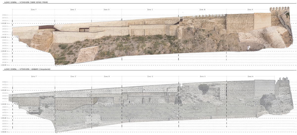 EYAC Arquitec creates urban strip by restoring medieval wall of Cabra in Spain 
