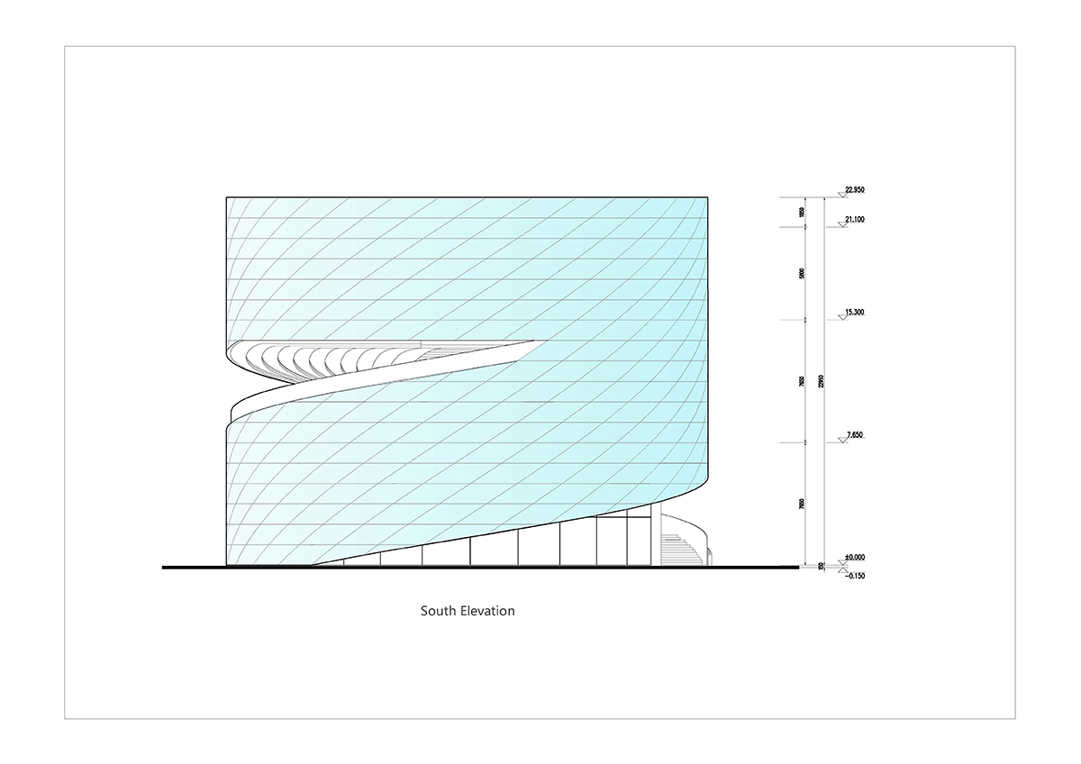 A Spiral Textile Center by Studio ATAH Adopts the Concept of Weaving