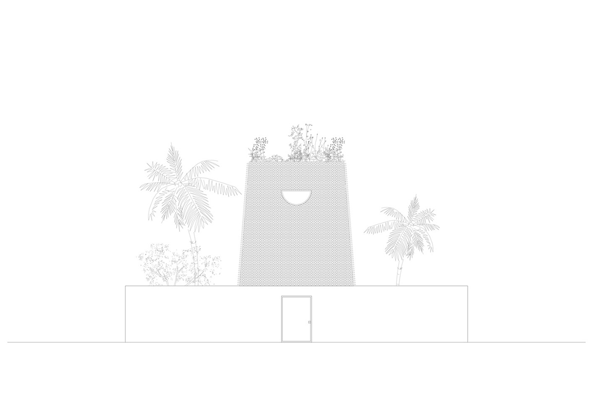 Atelier Matteo Arnone adds spacious brick tower to holiday home in Brazilian forest