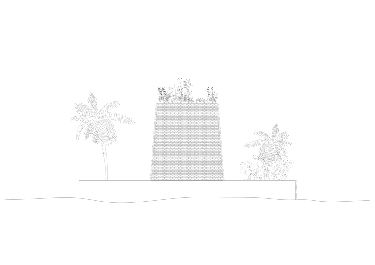 Atelier Matteo Arnone adds spacious brick tower to holiday home in Brazilian forest