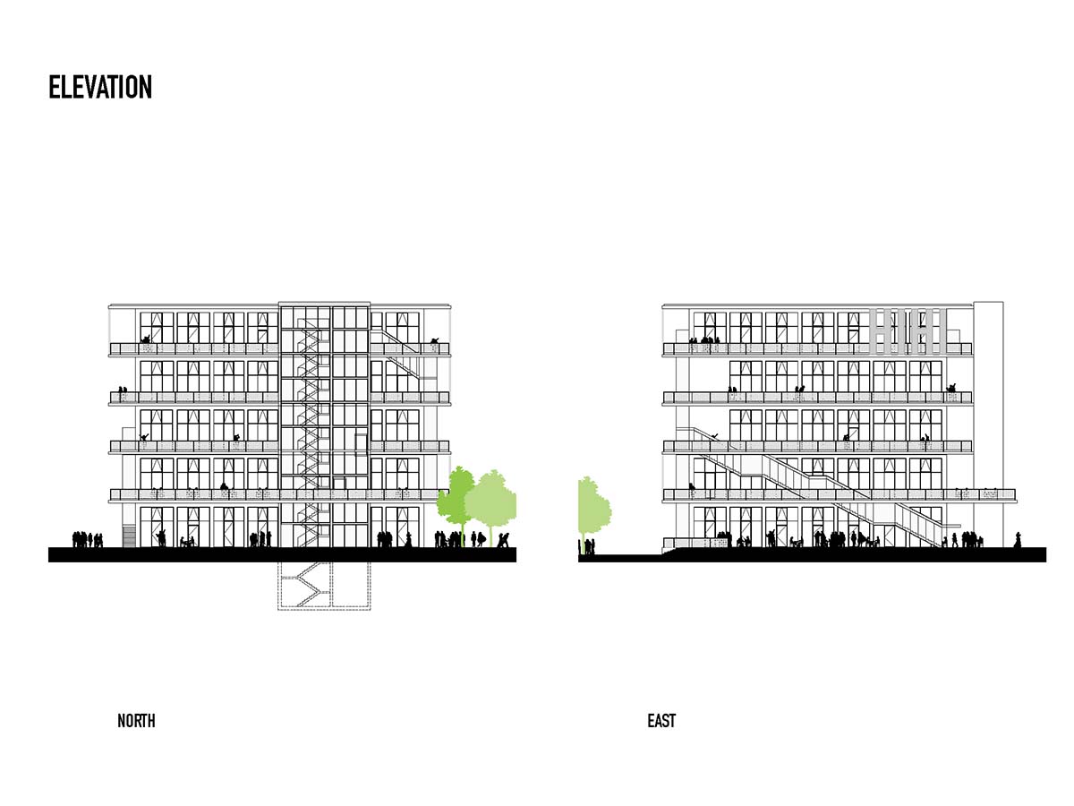 MVRDV's WERK12 building in Munich features expressive art façade addressing to German comics