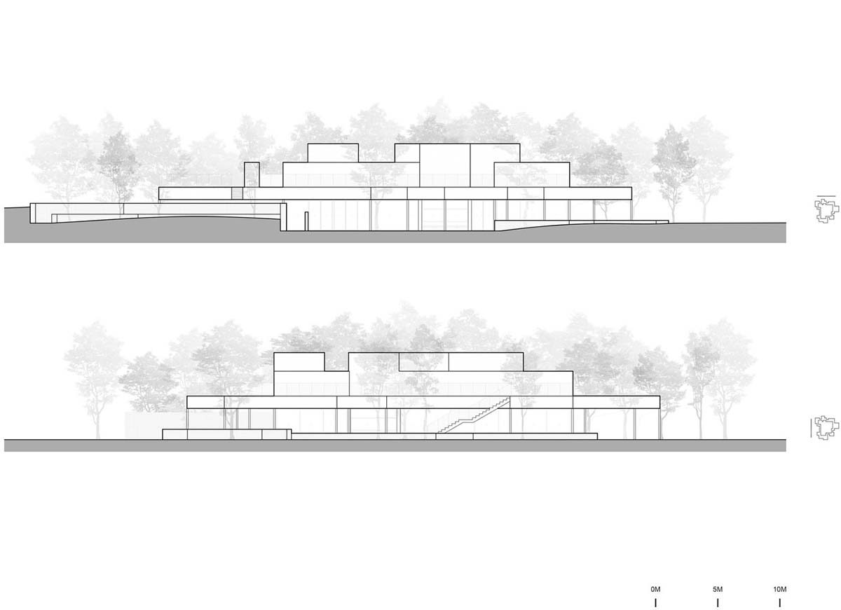 Vector Architects completes restaurant with bold &ldquo;dispersed&rdquo; concrete canopies in China