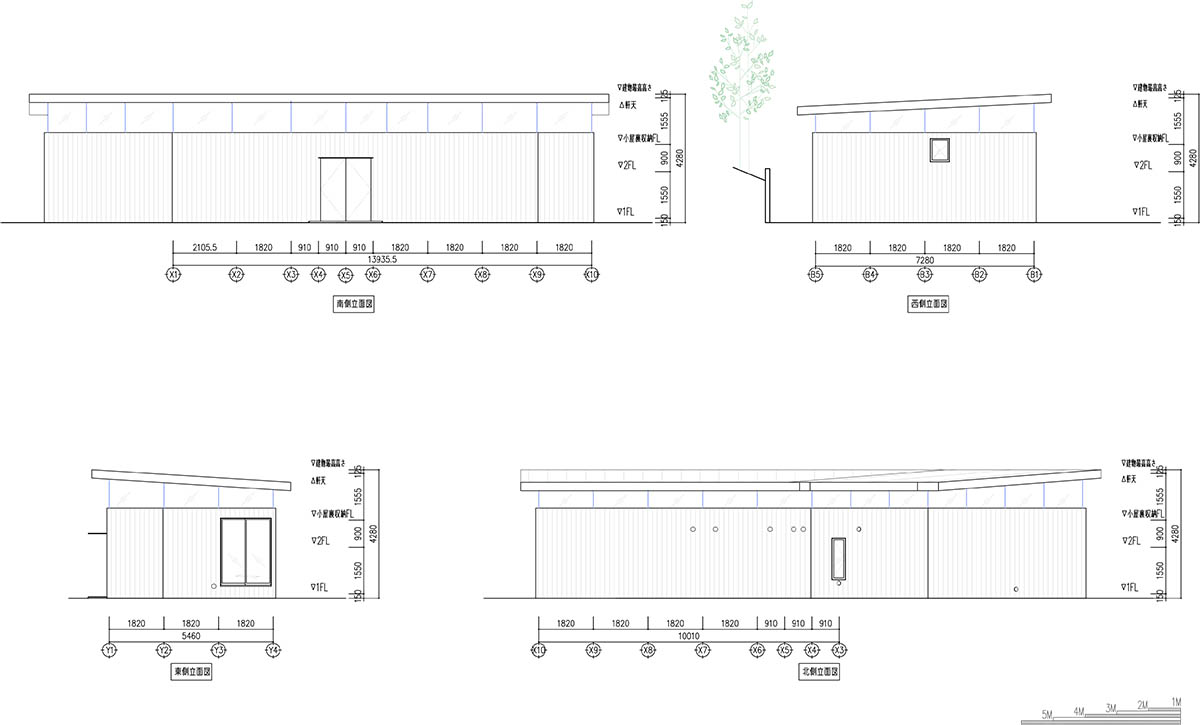 IGArchitects creates two-family house around a forest of wooden pillars in Japan 