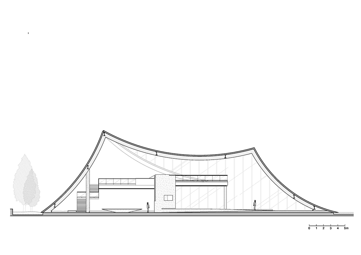 Waterfrom Design Achieved a Balance Between Historical Community Protection and a Sales Center